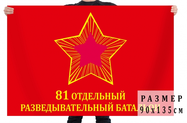 Флаг "81 Отдельный разведывательный батальон" 
