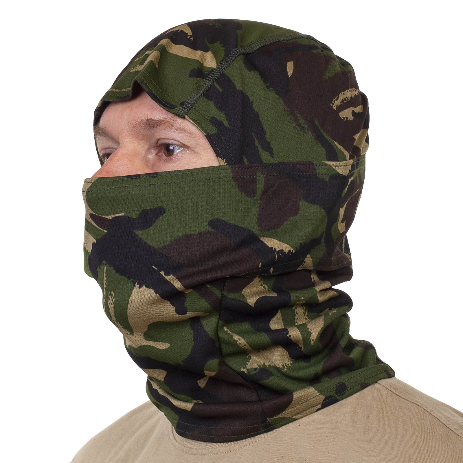 Оберегающая лицо маска-шлем Woodland 