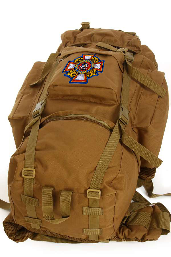 Надежный многодневный рюкзак с нашивкой Потомственный Казак (60 л) 