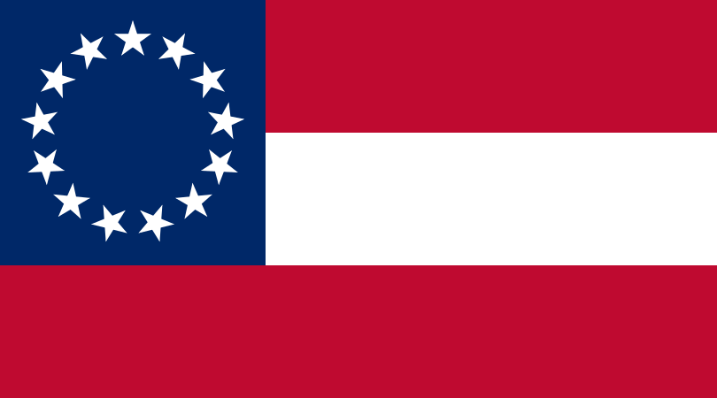 Флаг Конфедеративных Штатов Америки (28 ноября 1861 год)