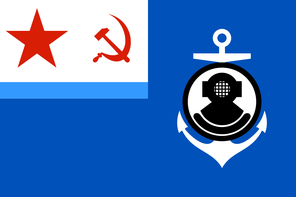 Флаг начальника спасательной службы флота
