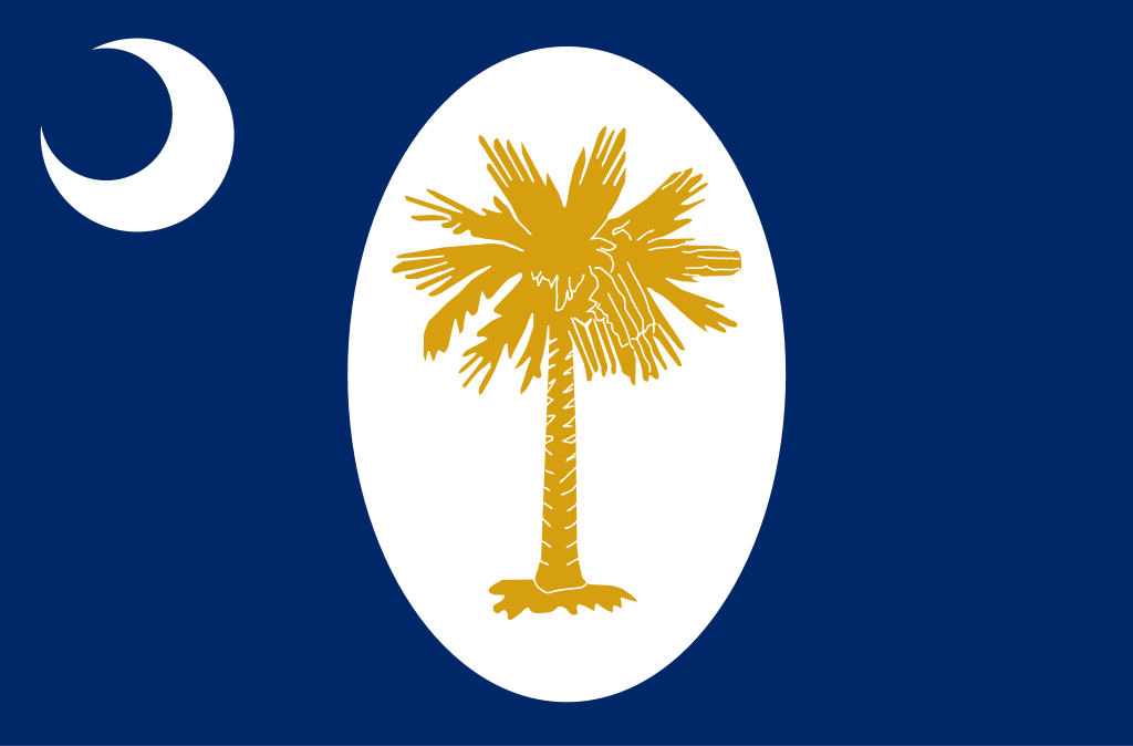 Флаг штата Южная Каролина 1861 год