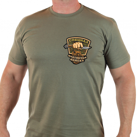 Практичная футболка с принтом "Охотничий Спецназ" 