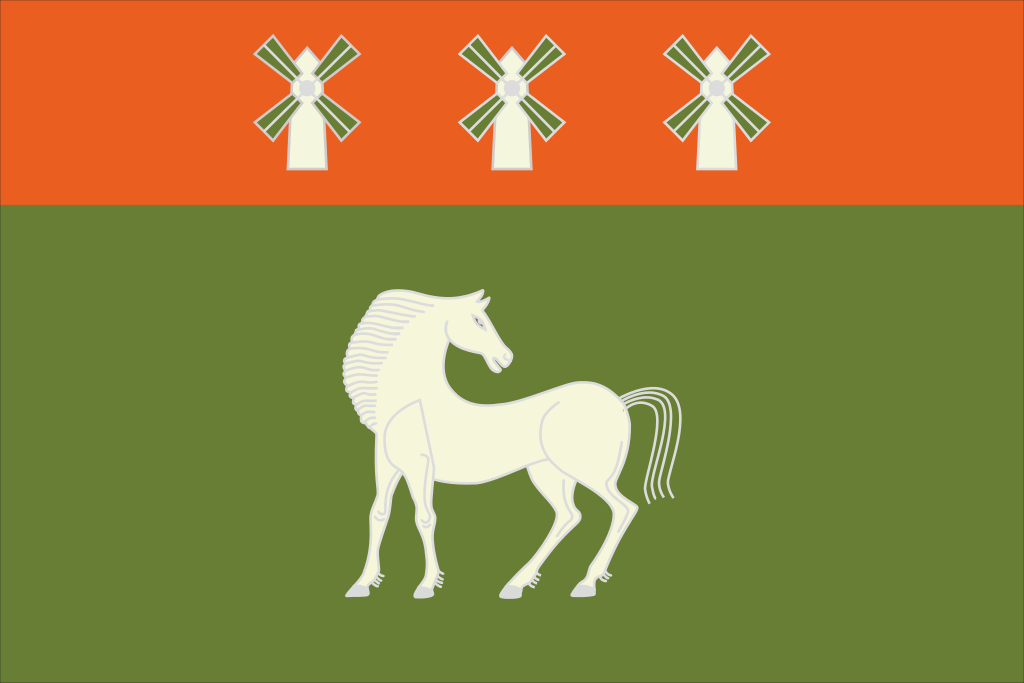 Флаг Давлекановский район Республики Башкортостан