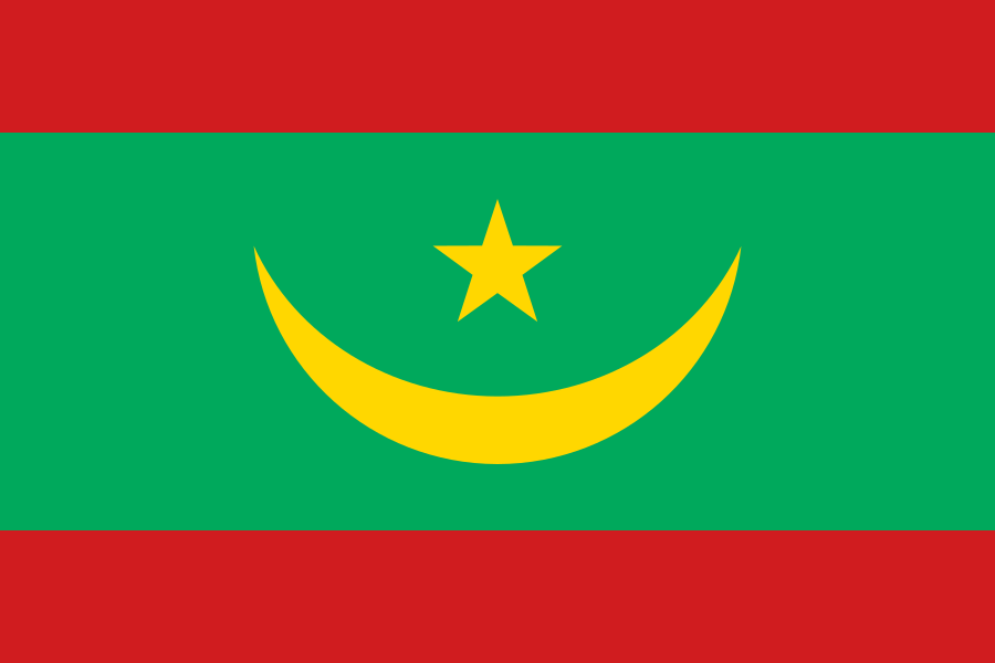 Флаг ВМС (военно-морские силы) Мавритании
