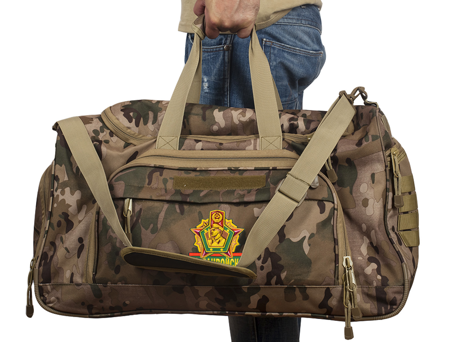 Тревожная армейская сумка 08032B Multicam Погранвойска 