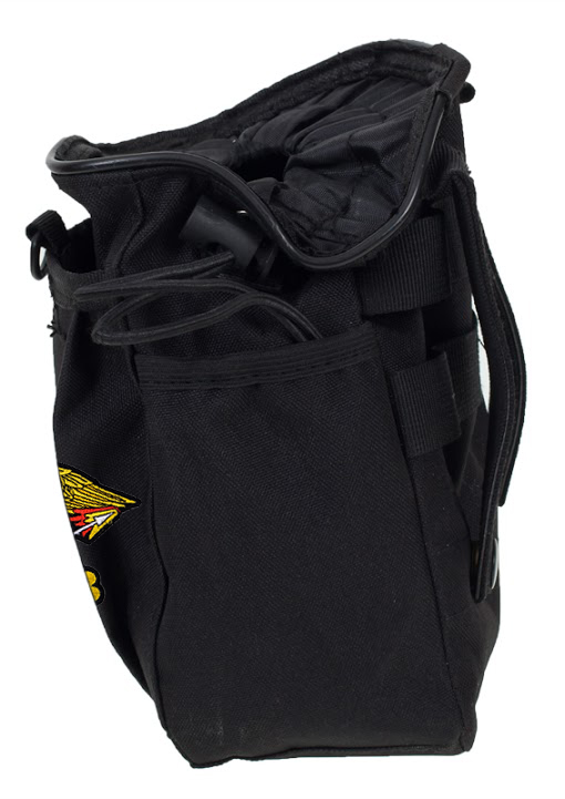 Черная сумка для фляжки с эмблемой РХБЗ 