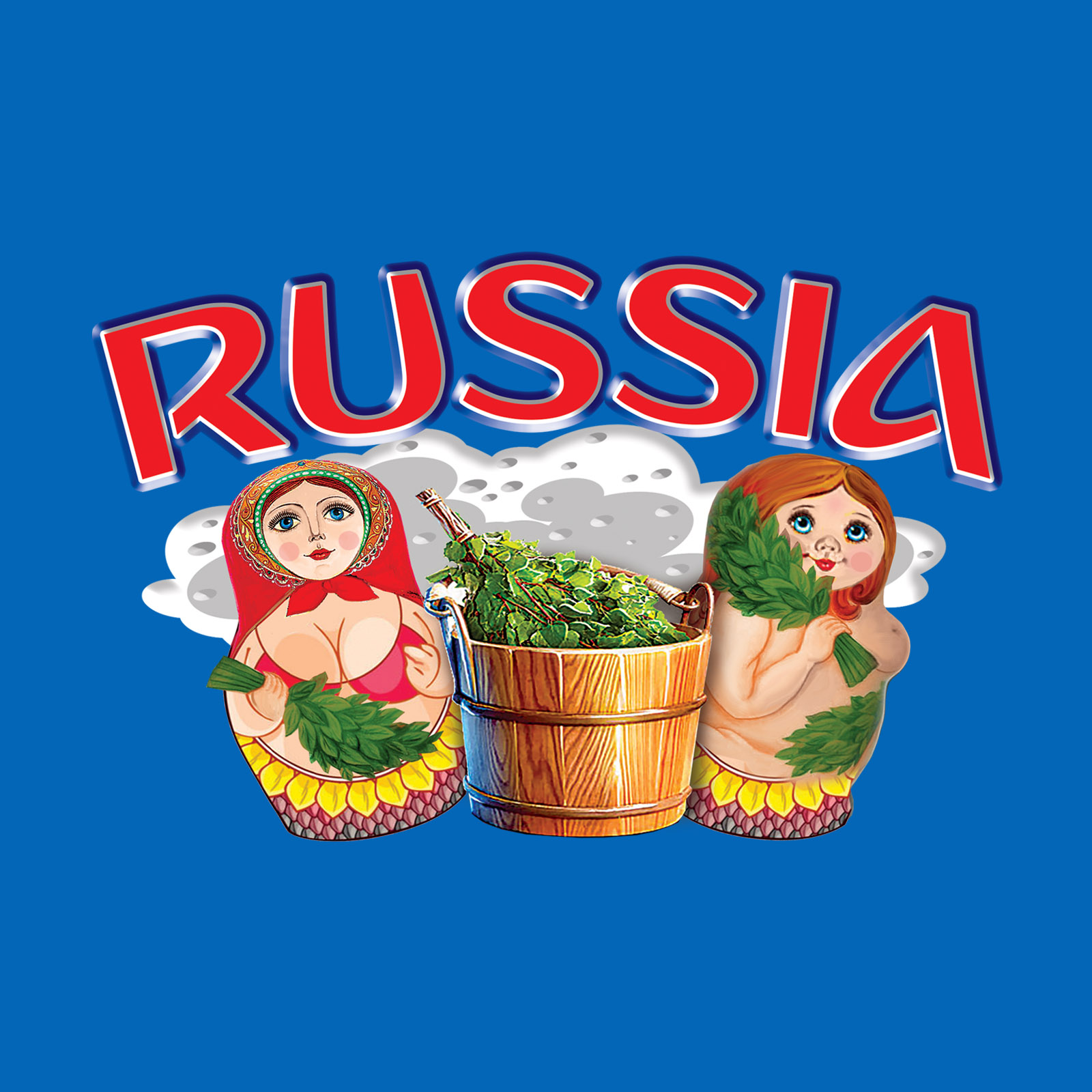 Надежная хлопковая футболка Россия 