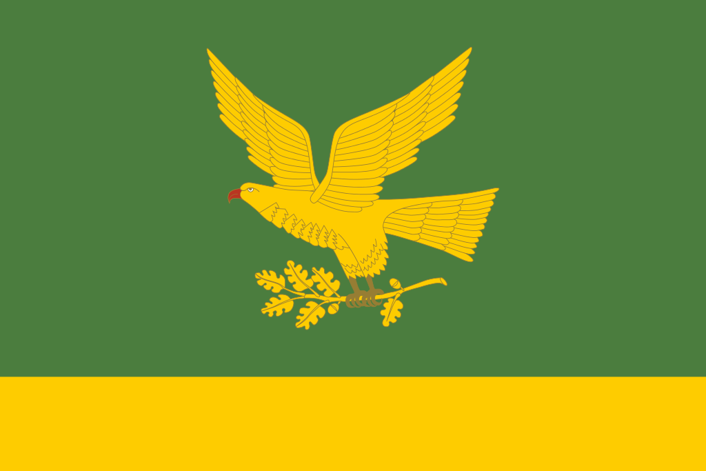 Флаг Куюргазинский район Республики Башкортостан