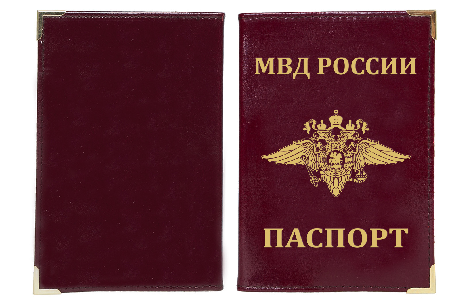 Обложка на паспорт с гербом МВД России 
