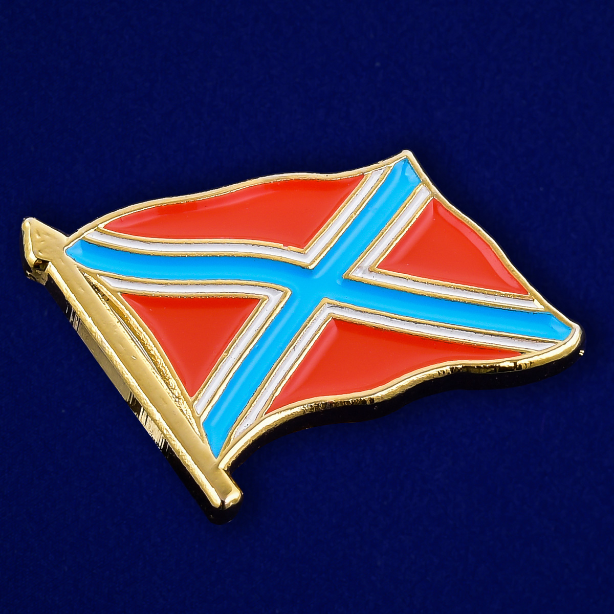 Значок "Боевой флаг Новороссии" 