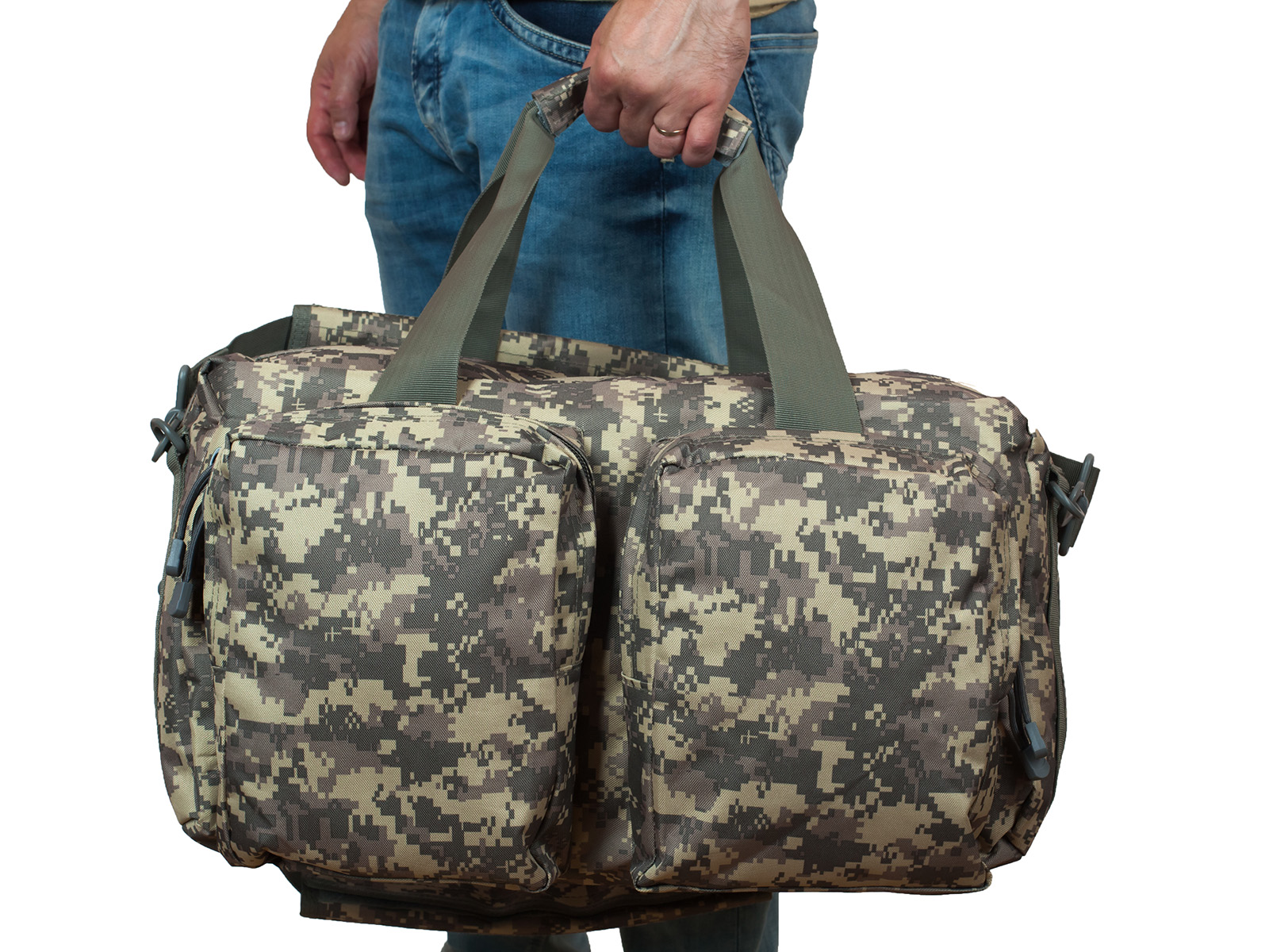 Камуфляжная дорожная сумка с нашивкой ВМФ 