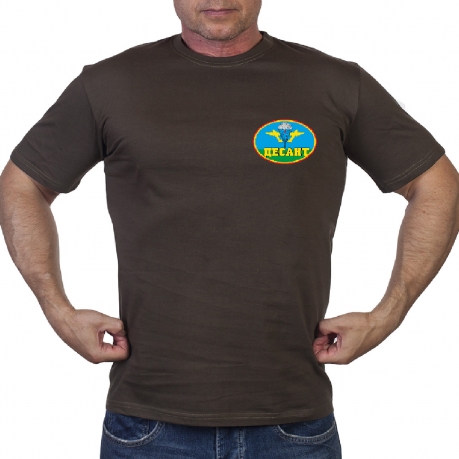 Оливковая футболка "Воздушный десант" 
