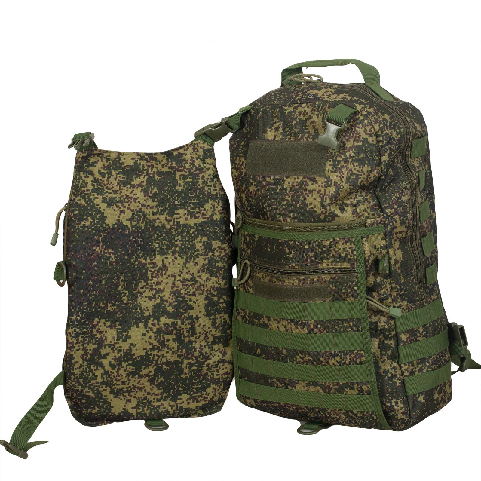 Камуфляжный армейский рюкзак с нашивкой Герб России 