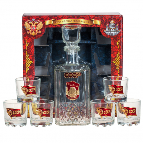 Подарочный набор для алкоголя "Советский" 