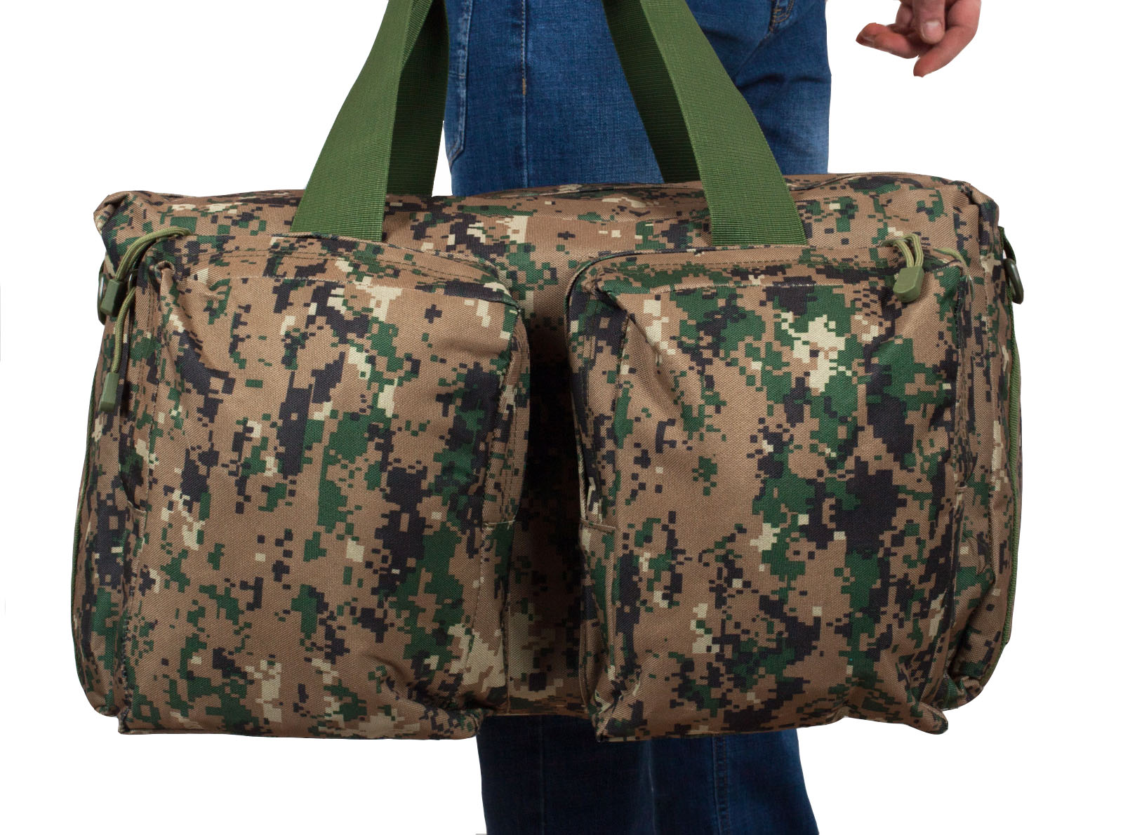 Дорожная армейская сумка с нашивкой Погранвойска 