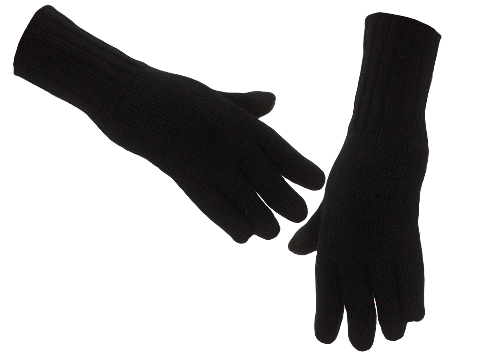 Классические черные вязаные перчатки Heat Holders 