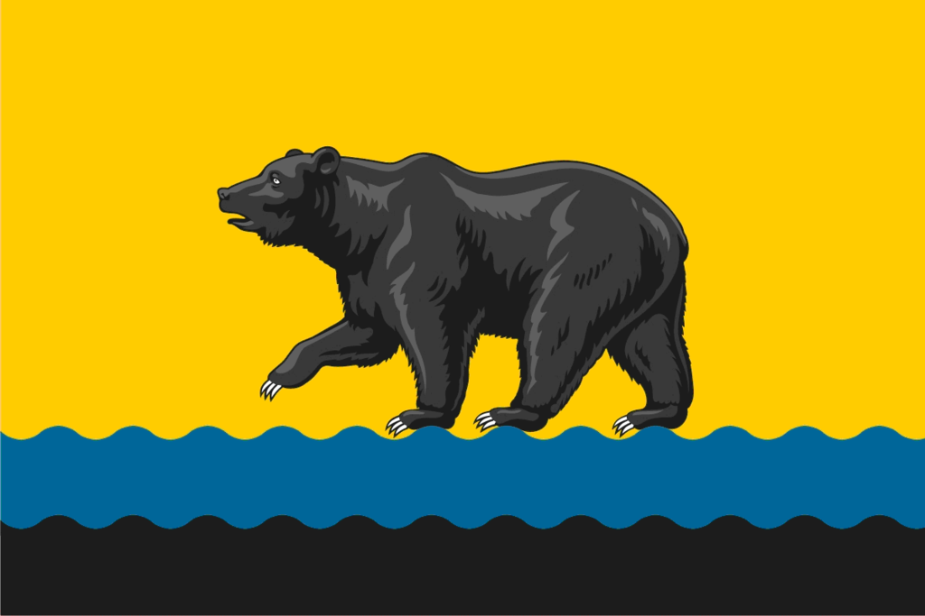 Флаг города Нефтеюганск