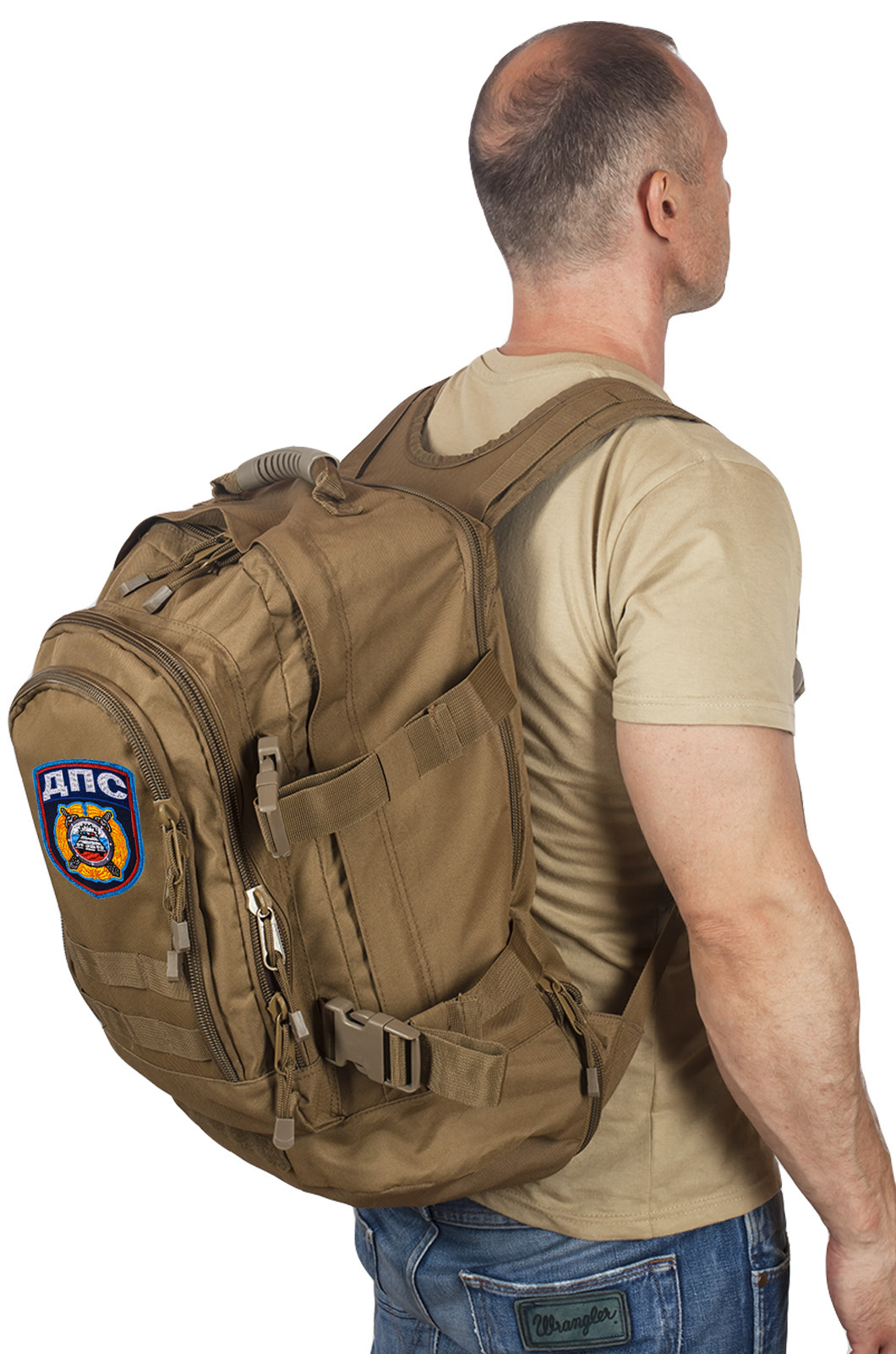 Вместительный штурмовой рюкзак с нашивкой ДПС 