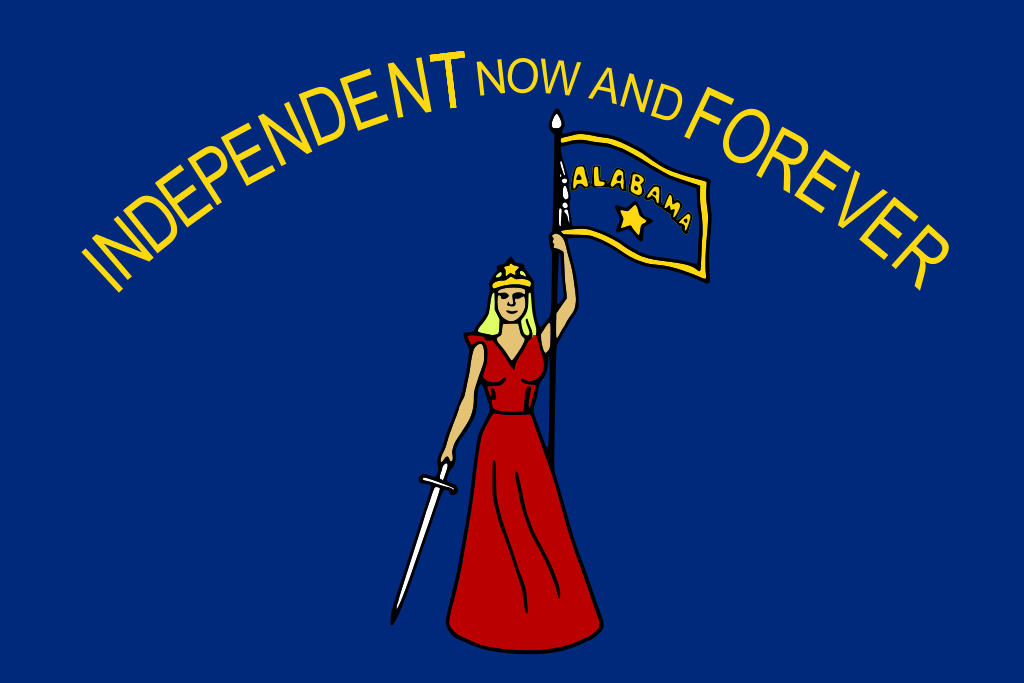 Флаг штата Алабама 1861 год