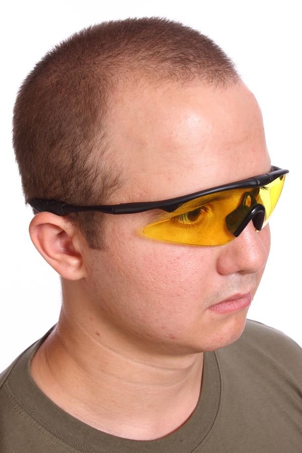 Стрелковые очки Guarder C2 жёлтые 