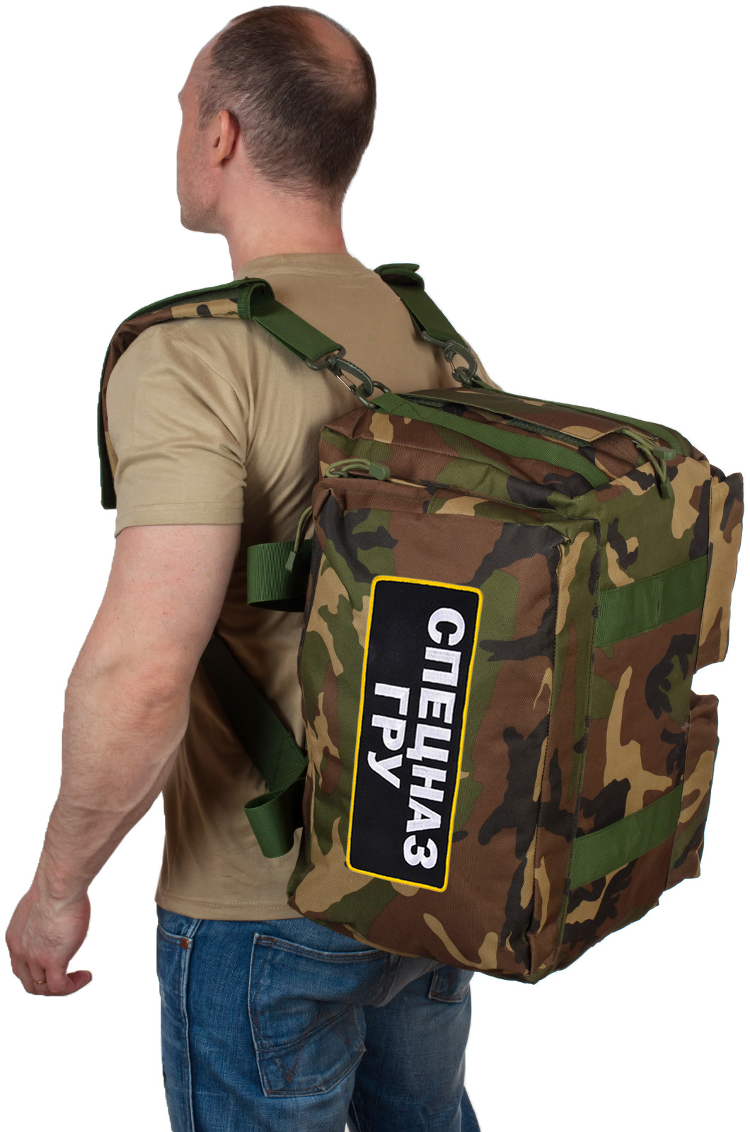 «Умная» снаряга ГРУ – военная камуфляжная сумка 