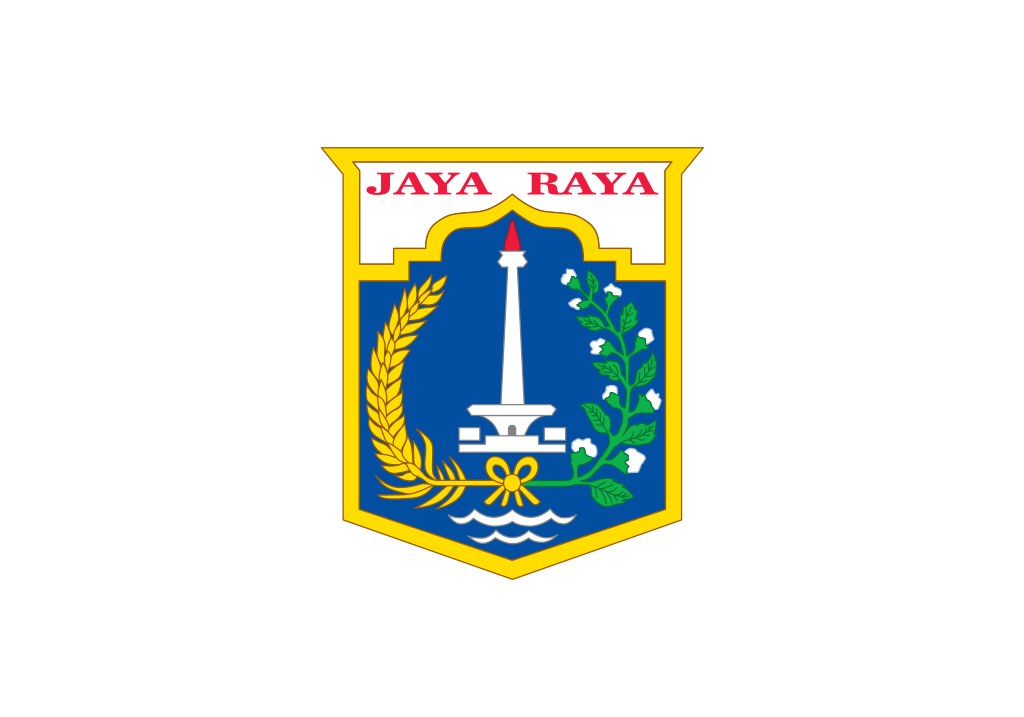 Флаг города Джакарта, Индонезия