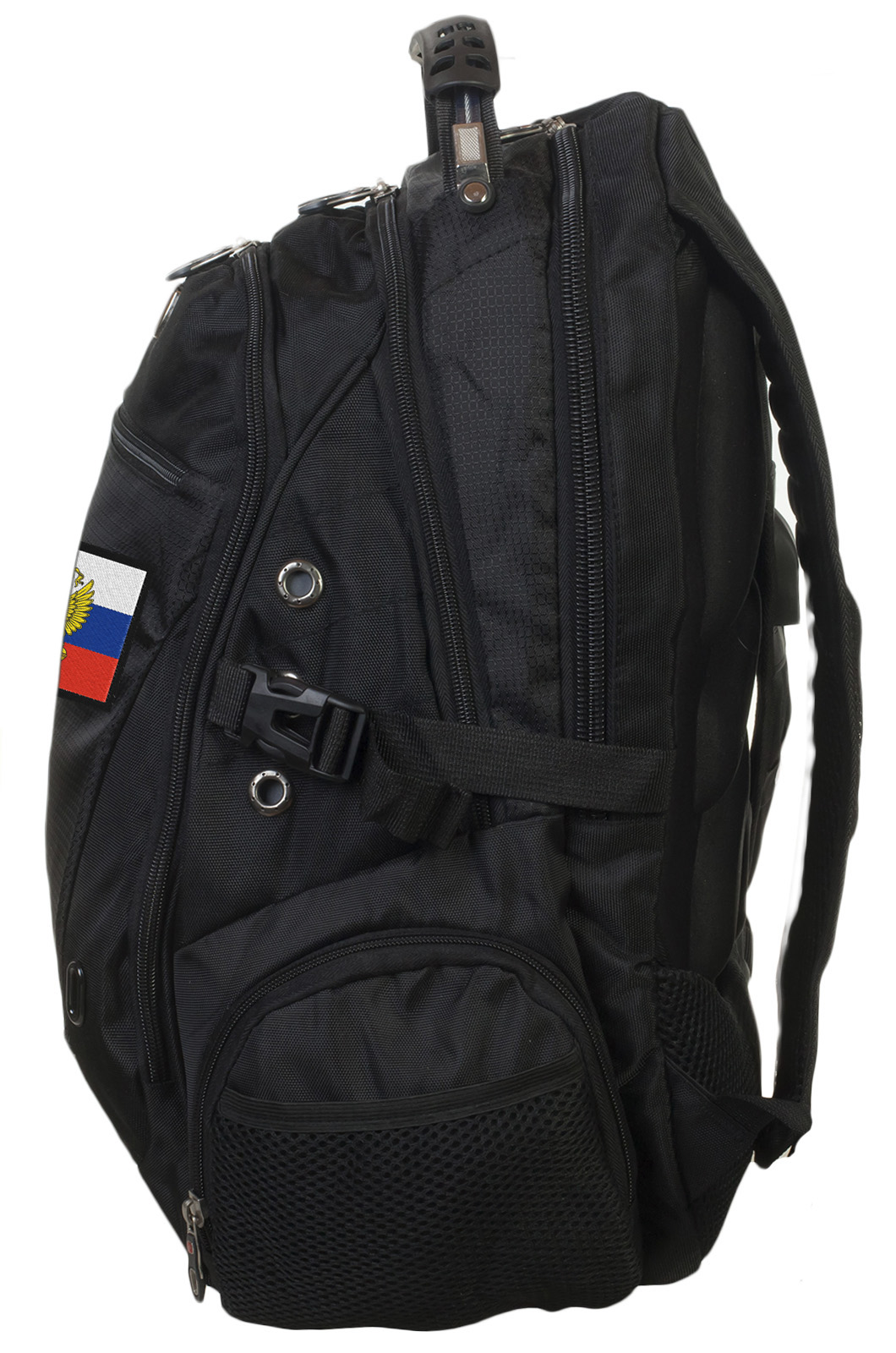 Стильный городской рюкзак с нашивкой Гербом России (29 л) 
