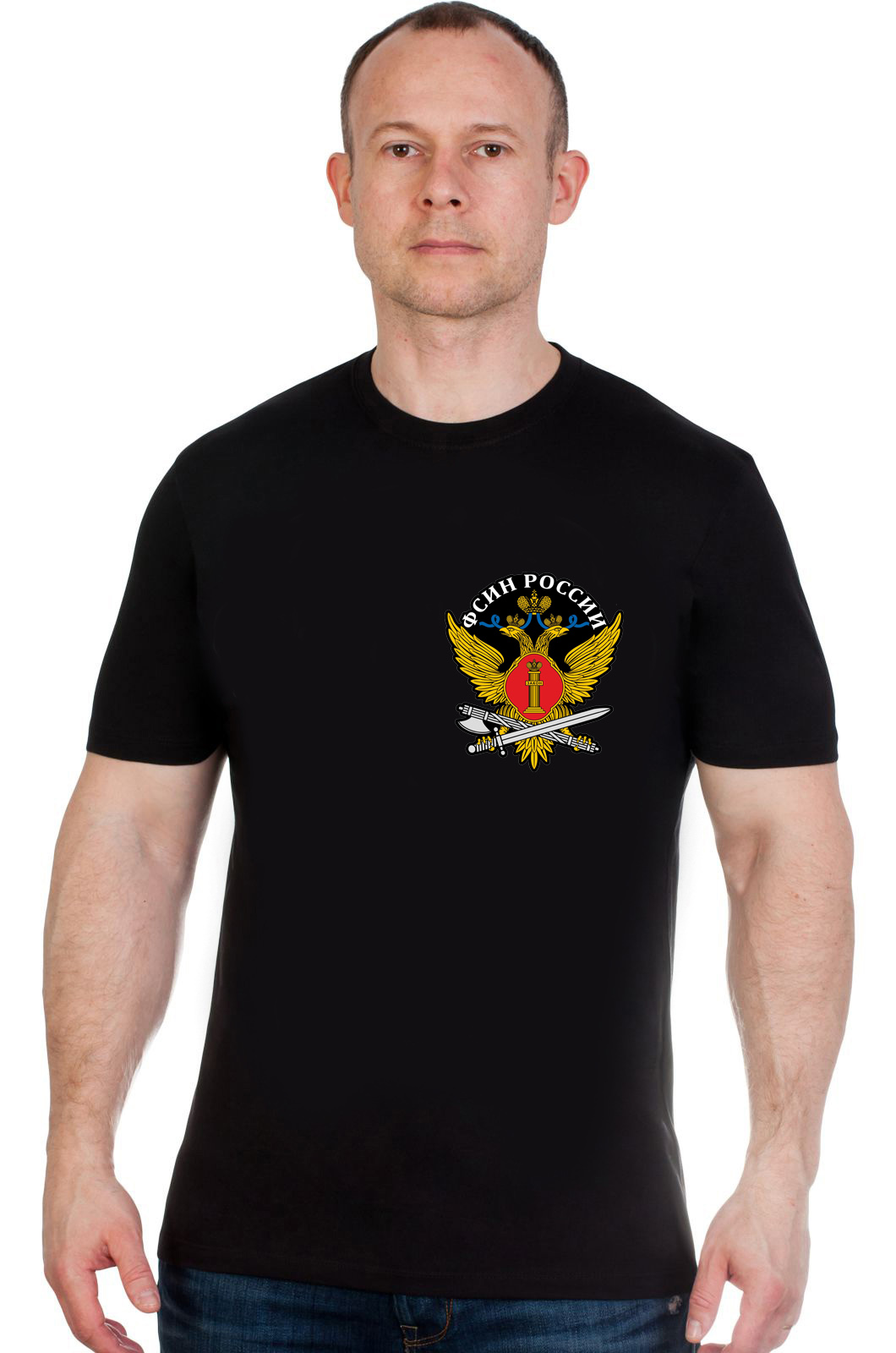 Мужская футболка с эмблемой ФСИН 