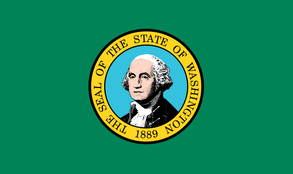 Флаг города Вашингтон, США
