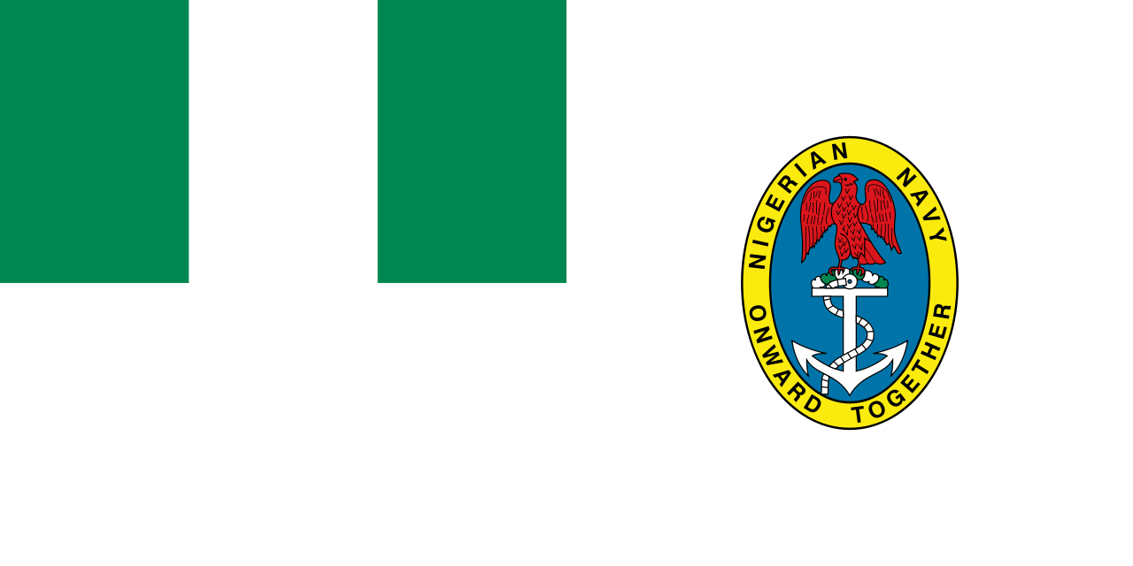 Флаг ВМС (военно-морские силы) Нигерии