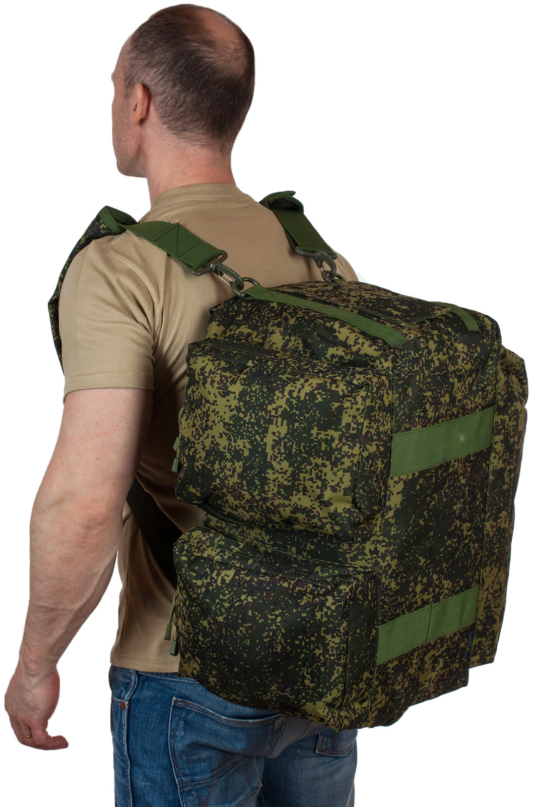 Тактическая камуфляжная сумка с нашивкой Эх, хвост, чешуя 