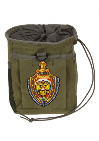 Поясная сумка для фляги хаки-олива с эмблемой МВД 