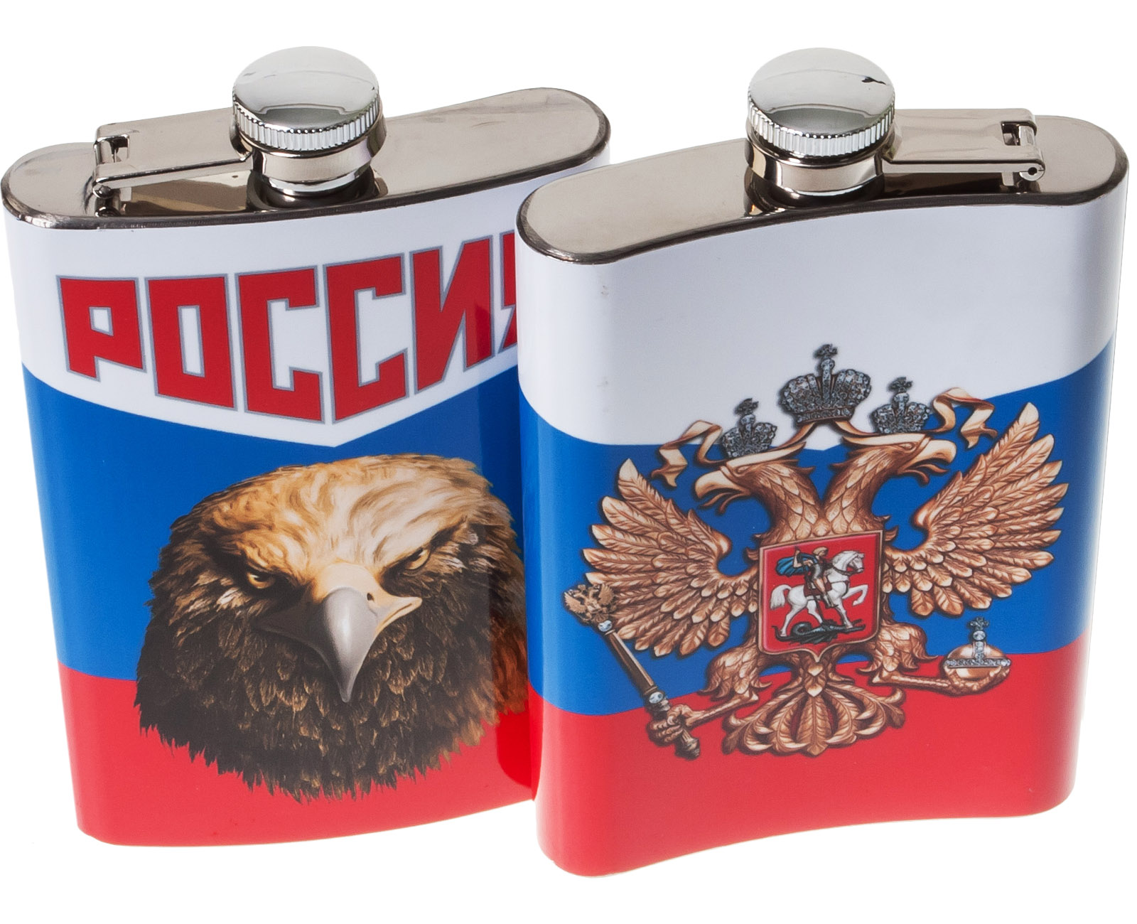 Фляжка с символикой России 