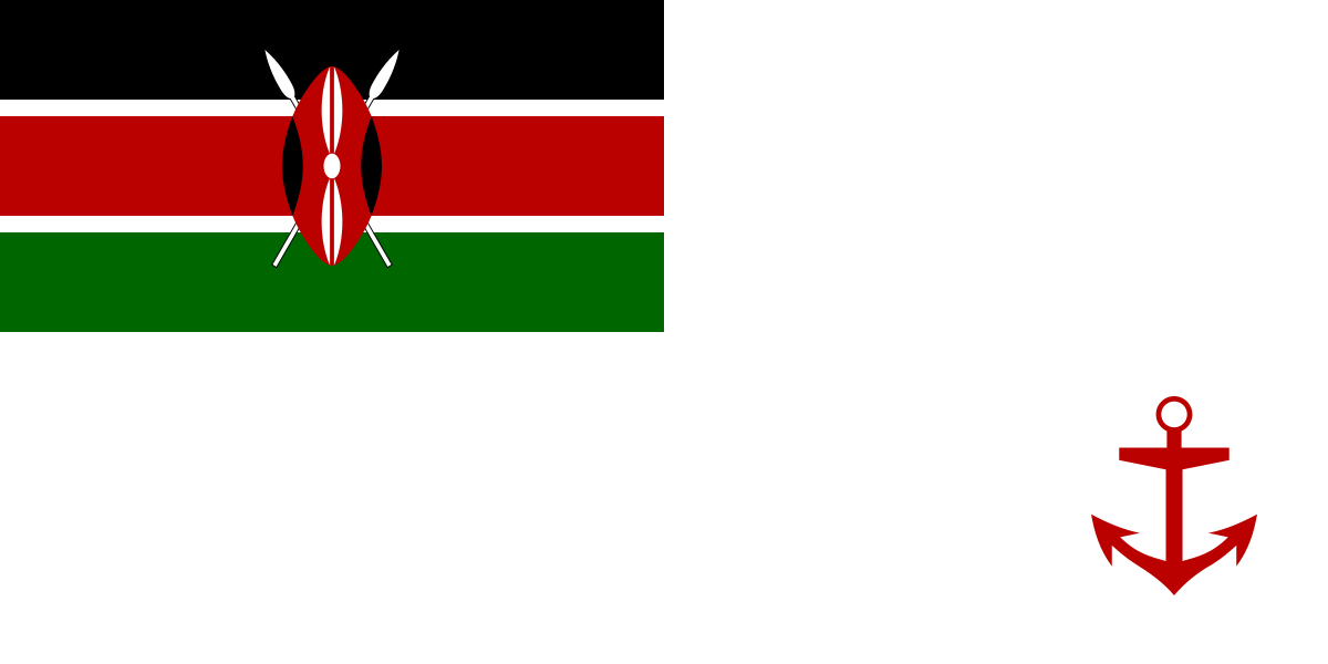 Флаг ВМС (военно-морские силы) Кении