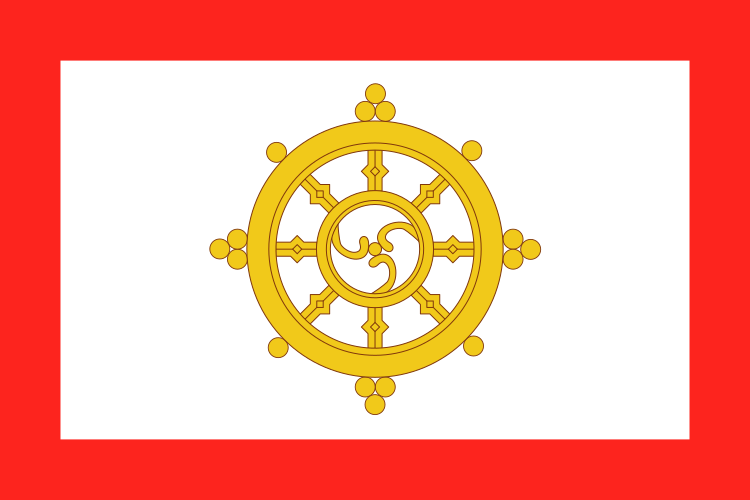 Флаг княжества Сикким