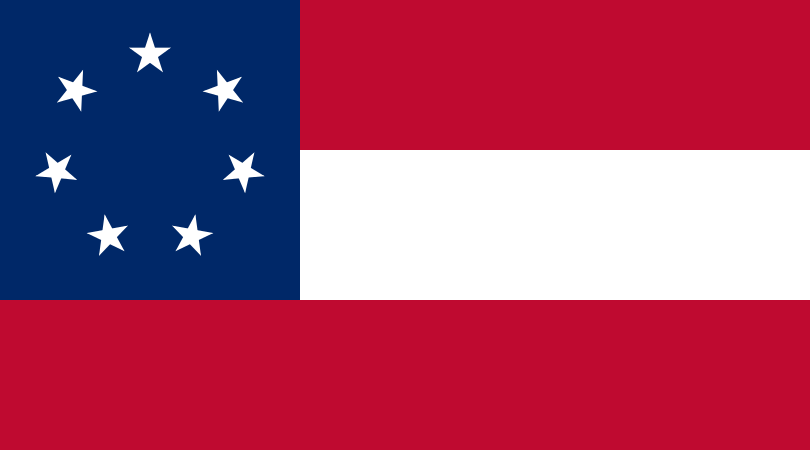 Флаг Конфедеративных Штатов Америки 4 марта 1861 год