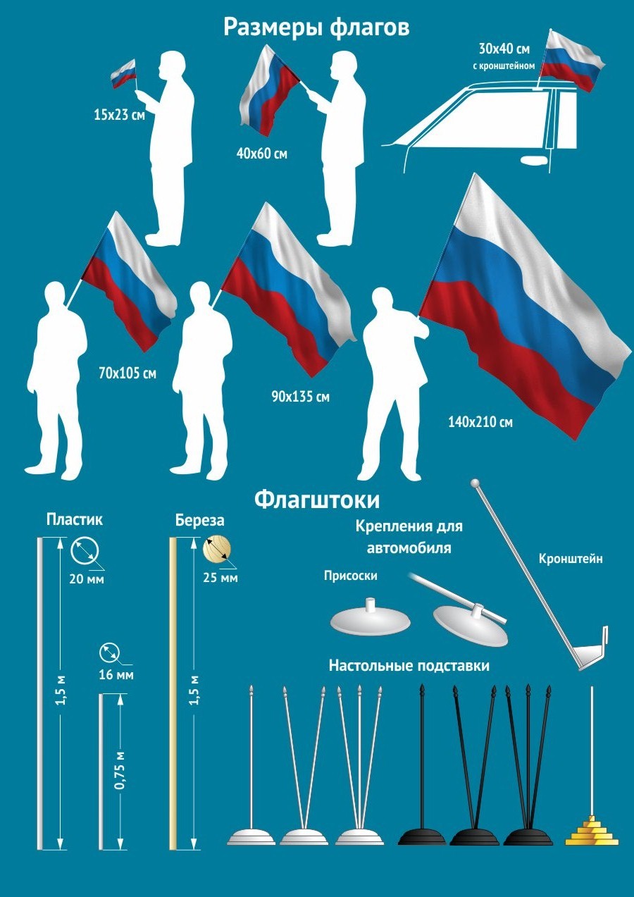 Тюменский флажок с присоской 