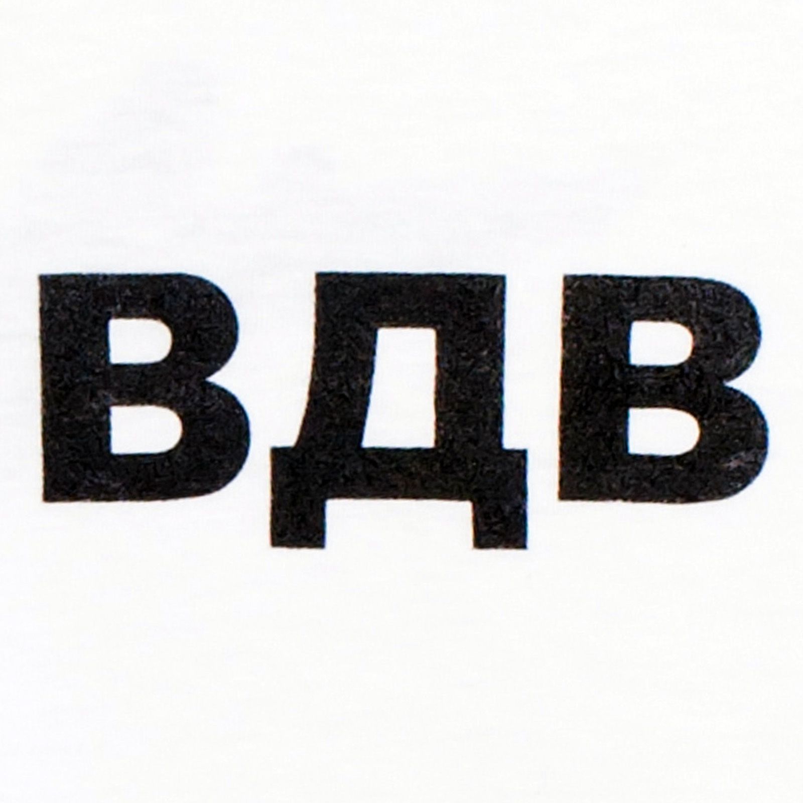 Однотонная мужская футболка ВДВ с эмблемой десанта 