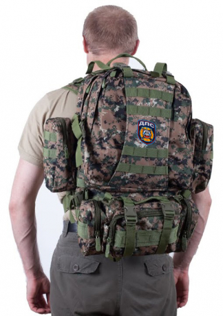 Надежный тактический рюкзак с нашивкой ДПС 