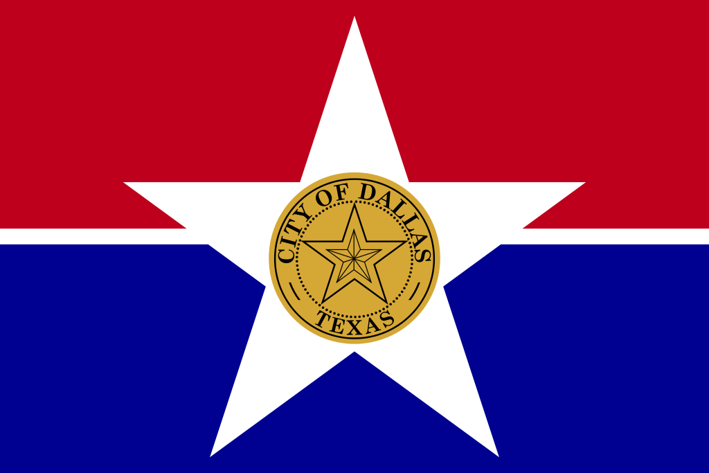 Флаг города Даллас, США