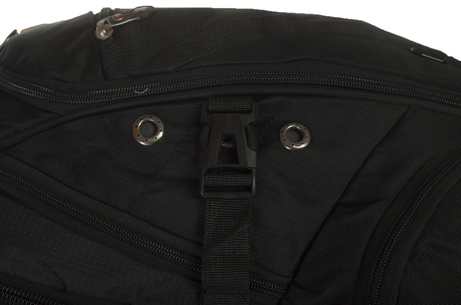 Вместительный черный рюкзак с эмблемой Осторожно страйкболист (29 л) 