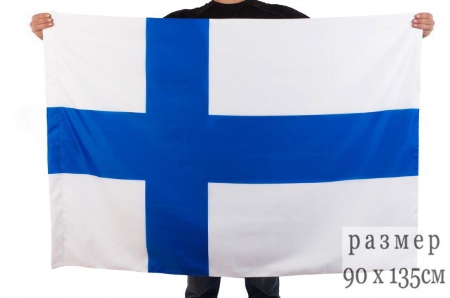 Флаг Финляндии 