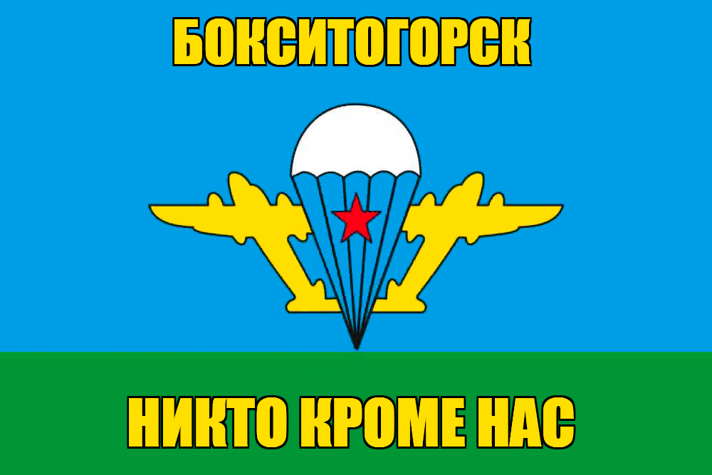 Флаг ВДВ Бокситогорск