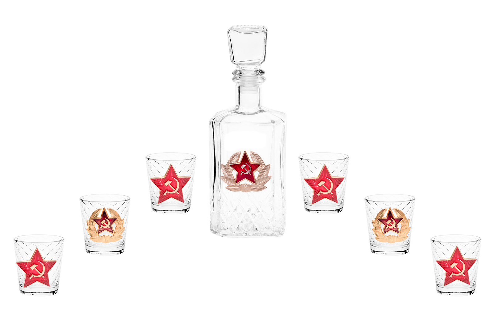 Набор для спиртных напитков "Советская Армия" 