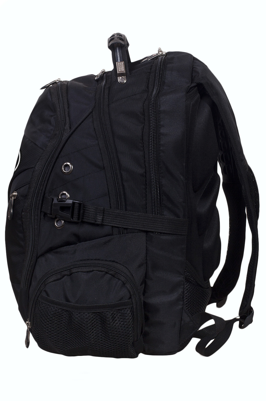 Черный мужской рюкзак с нашивкой Череп (36 - 55 л) 