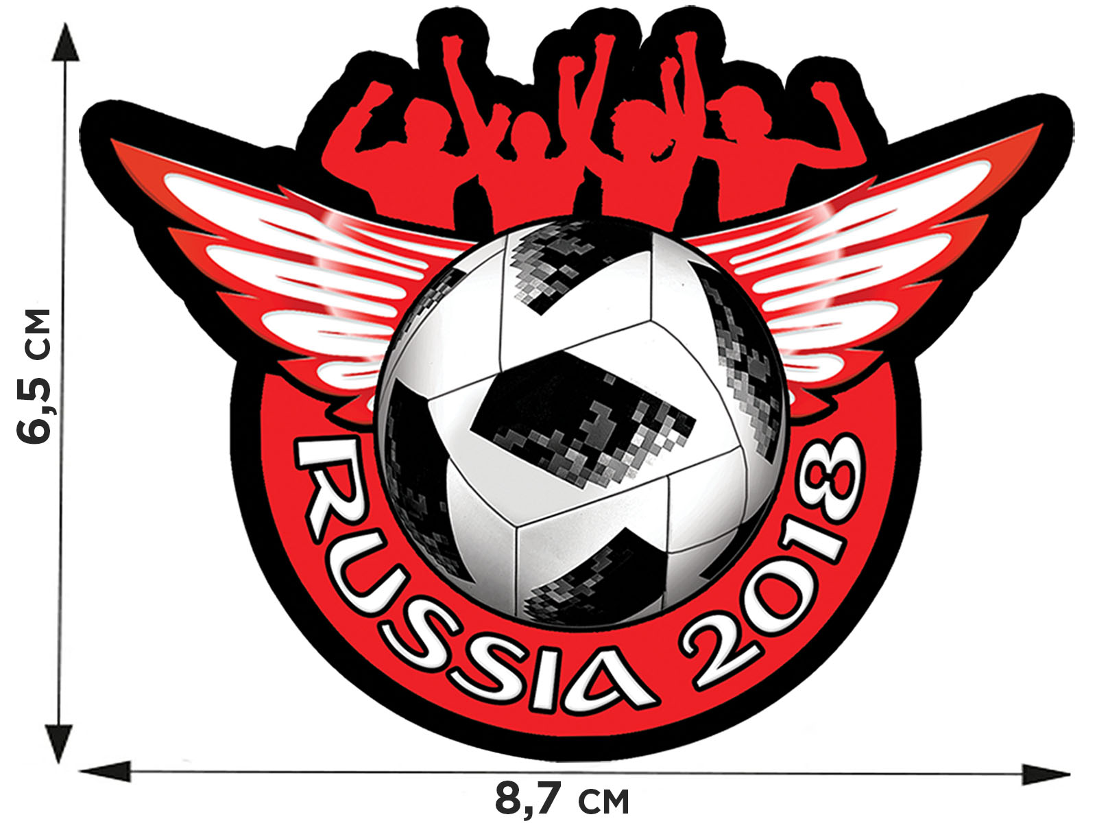 Футбольная картинка для сублимации Russia 