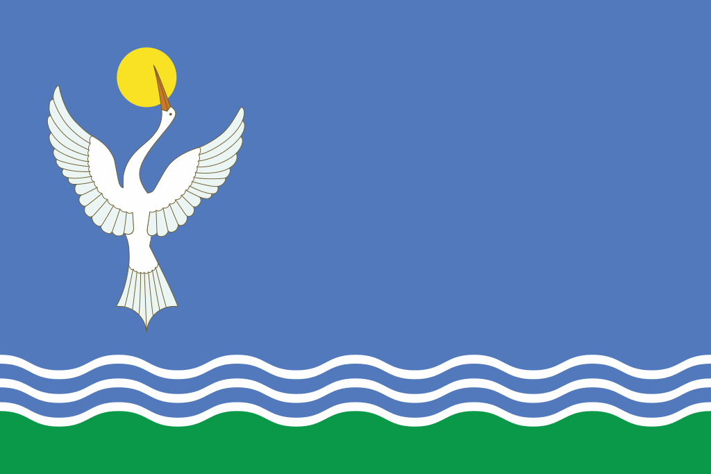 Флаг Чишминский район Республики Башкортостан