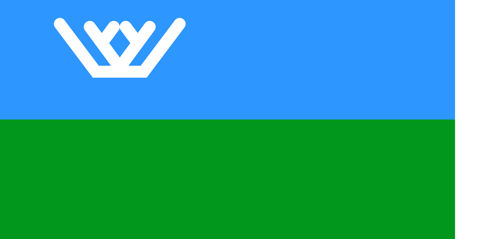 Флаг Ханты-Мансийский автономный округ — Югра