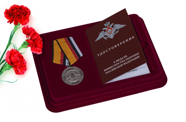 Медаль МО РФ "За усердие при выполнении задач инженерного обеспечения" 